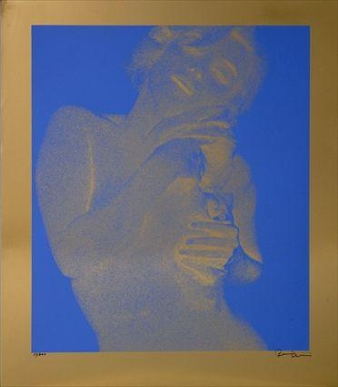 Appraisal: BERT STERN b MARILYN MONROE PORTRAIT Photogrpahic silkscreen in colors