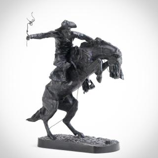 Appraisal: Frederic Remington - The Broncho Buster bronze inches highinscribed on