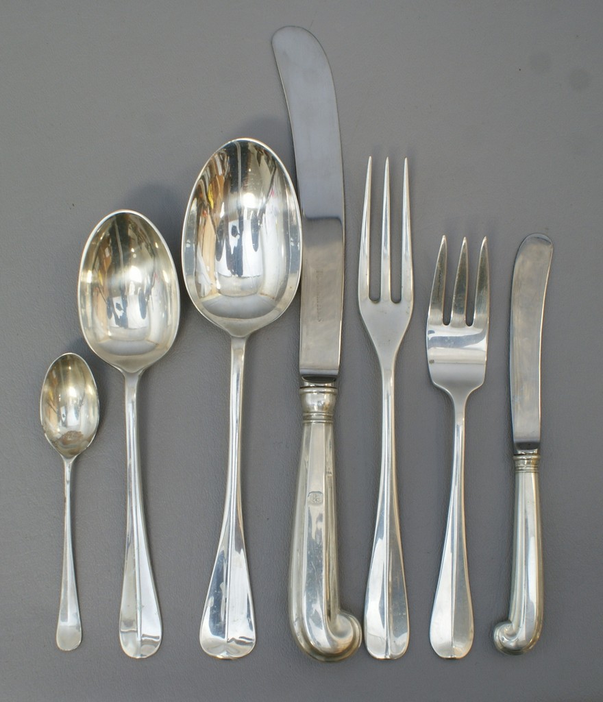 Appraisal: pcs Stieff Williamsburg Queen Anne sterling silver flatware c o