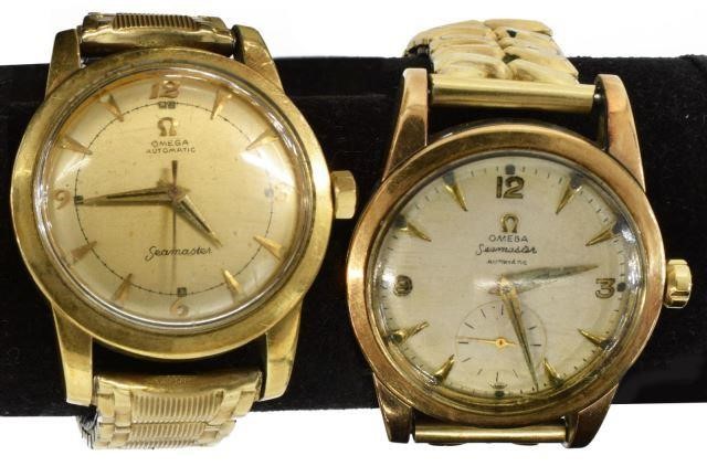 Appraisal: lot of Vintage Gents Omega Automatic Seamaster wristwatches applied hours