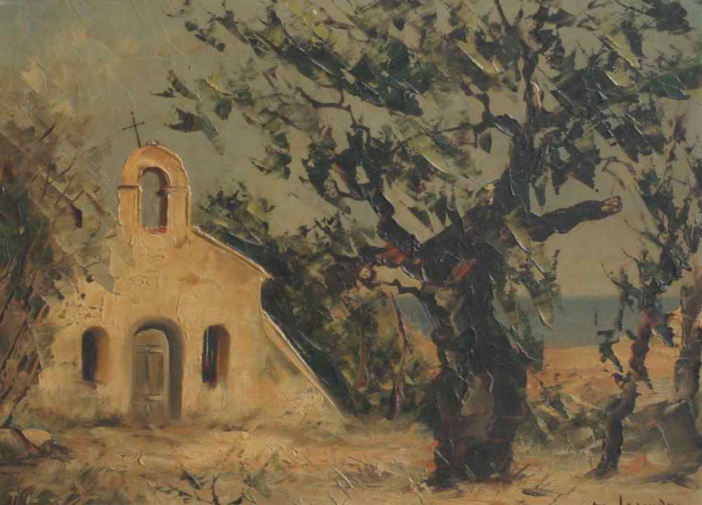 Appraisal: LEGENDRE Maurice Louise - Chapelle Saint Anne De Ramatuelle Oil