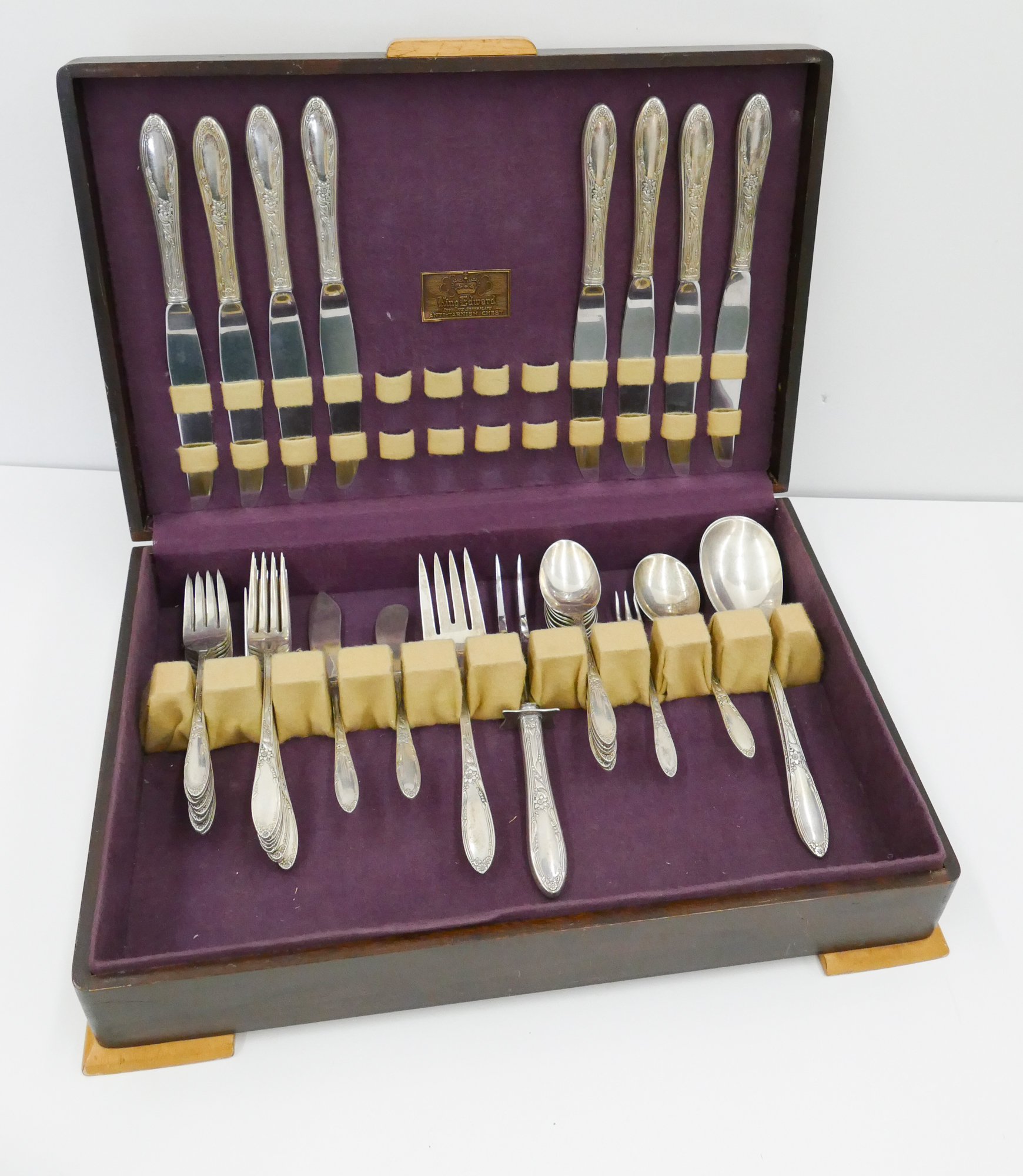 Appraisal: pc Oneida Sterling 'Virginian' Pattern Flatware- g TW Filled Handles