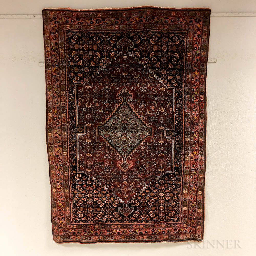 Appraisal: Bidjar Rug Bidjar Rug Iran c with a light blue