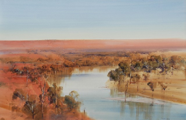 Appraisal: John Borrack born The Murray Near Mernda South Australia watercolour