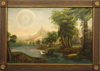 Appraisal: th c oil painting Voyage of Life A late th