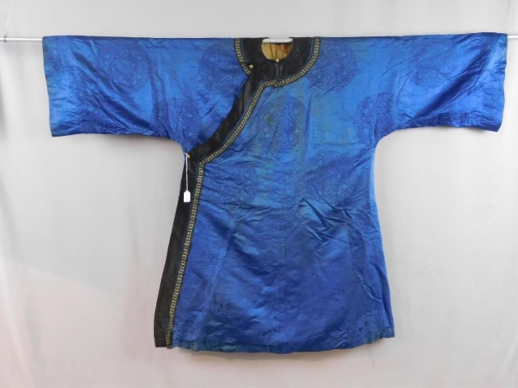 Appraisal: QING DYNASTY ROBES TO INCLUDE MAGUA SHORTjacket yellow silk with