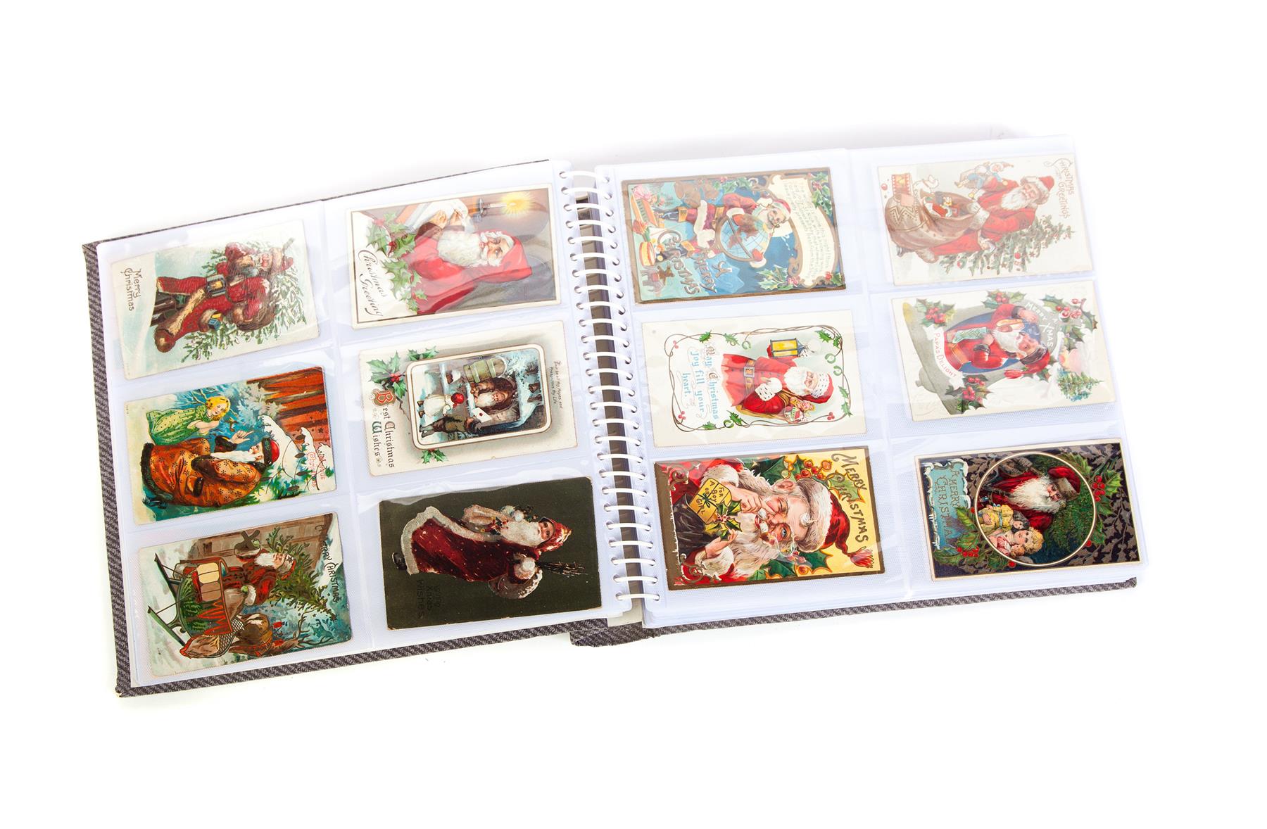 Appraisal: APPROXIMATELY SEVENTY CHRISTMAS POSTCARDS German and American st quarter- th