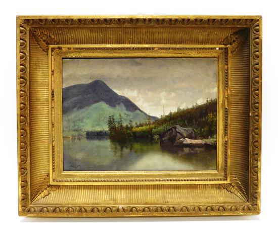 Appraisal: Nelson Augustus Moore Connecticut - Adirondacks Blue Mountain Label c