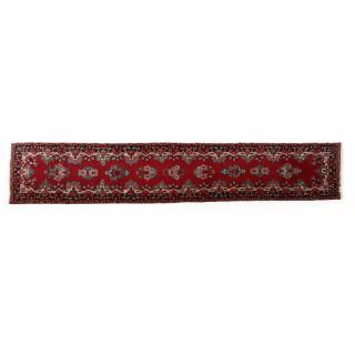 Appraisal: Persian Runner red field with repeating urn and floral motif