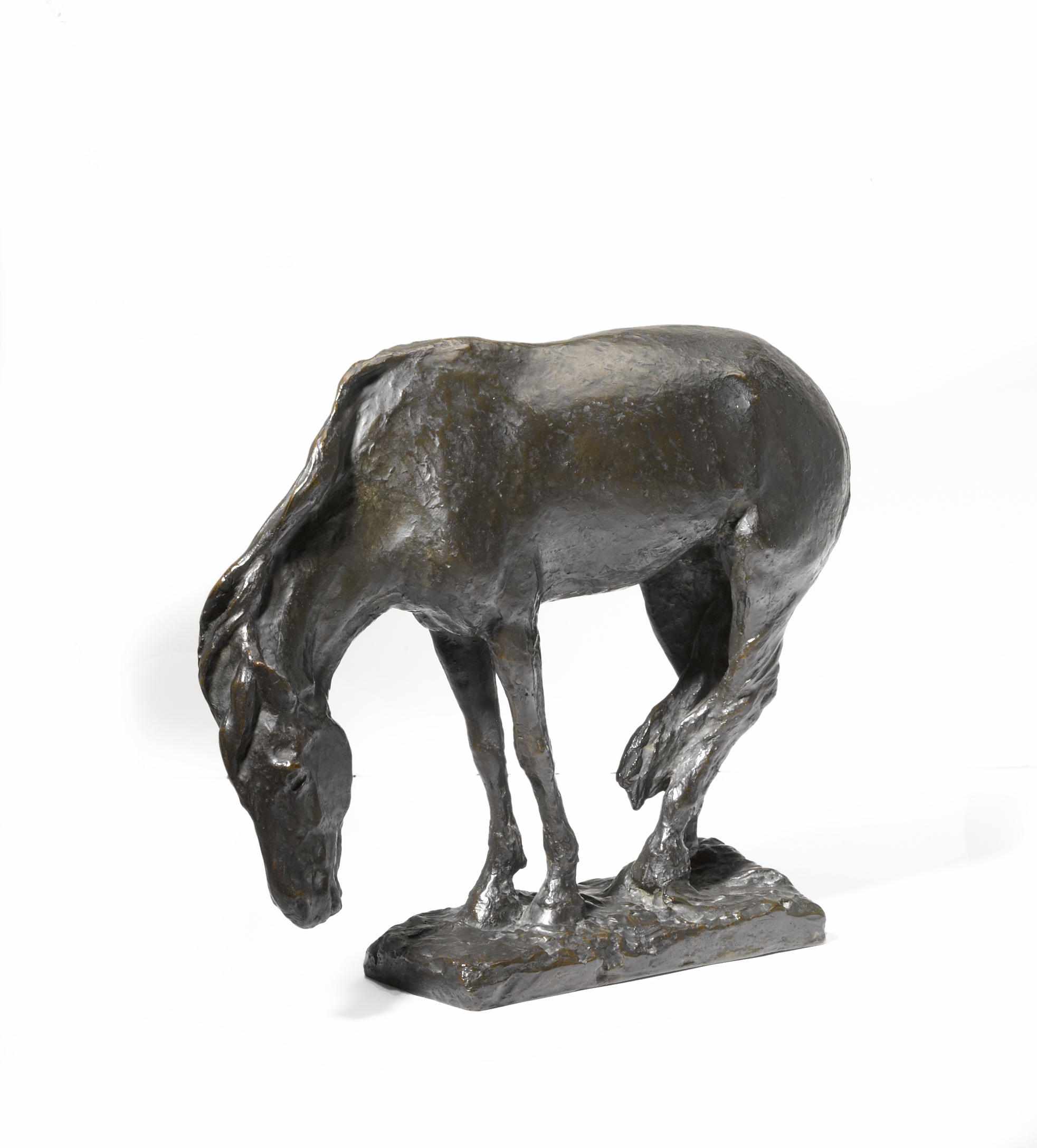 Appraisal: Solon Hannibal Borglum American - Horse grazing inscribed 'S H