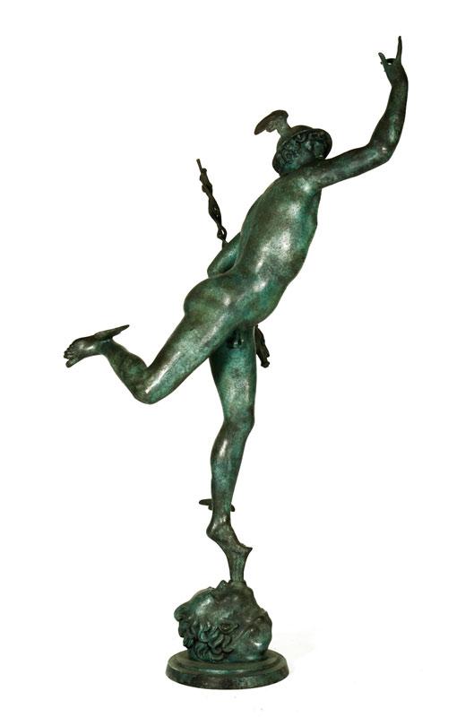 Appraisal: - Bronze Fountain of Mercury Fountain in the form of