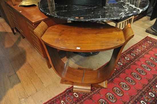 Appraisal: AN ART DECO SIDE TABLE