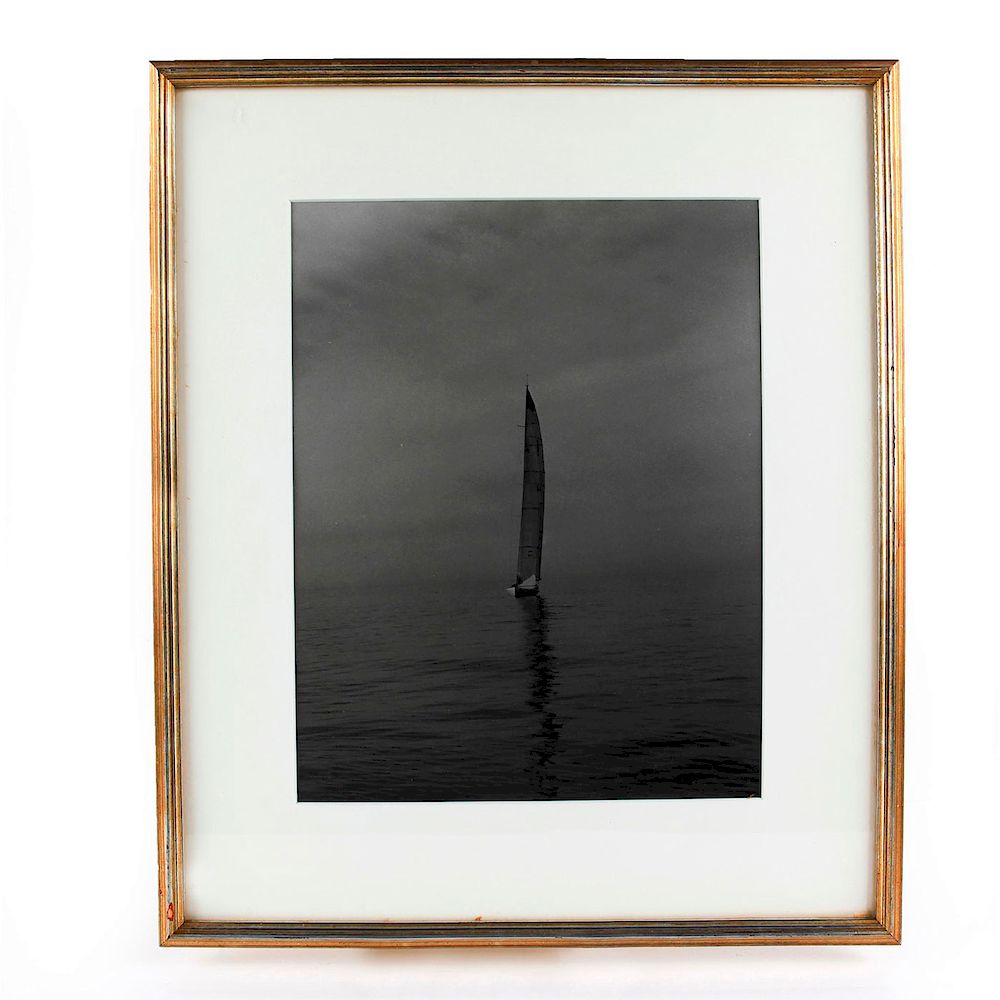 Appraisal: ALDO ROSSI PHOTOGRAPH AMERICA'S CUP Sailboat America winner of the