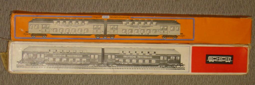 Appraisal: Two Prefo H O German Railway double deck coaches boxed