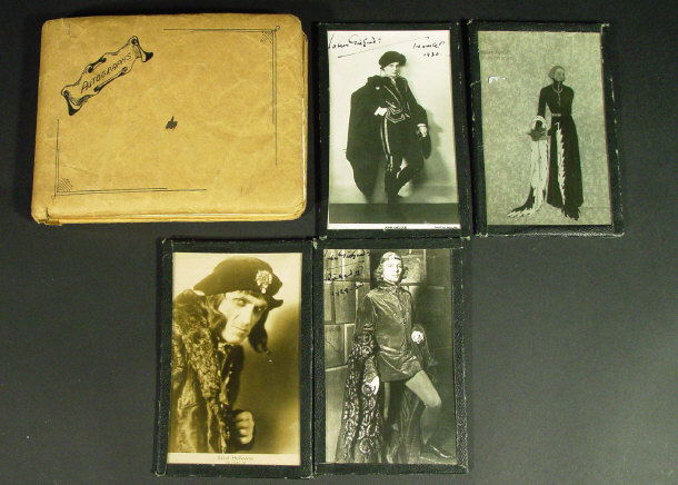 Appraisal: Autograph book and some autographed photos predominantly film stars and