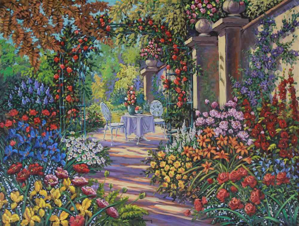 Appraisal: MARCEL RAVARY CANADIAN - LE JARDIN DE MES REVES Oil