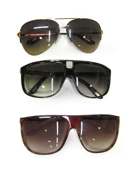 Appraisal: THREE PAIRS OF MARC JACOBS SUNGLASSES THREE PAIRS OF MARC