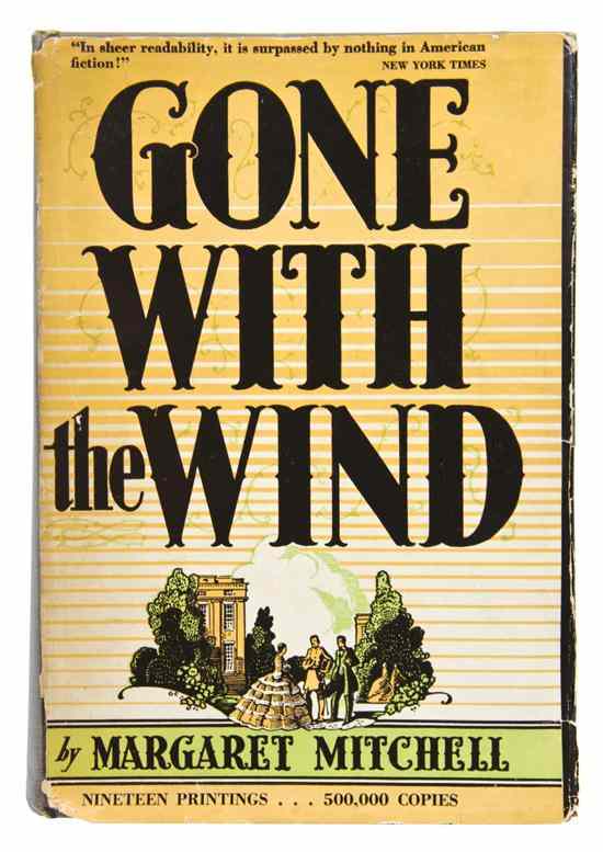 Appraisal: MITCHELL MARGARET Gone With the Wind New York Macmillan vo