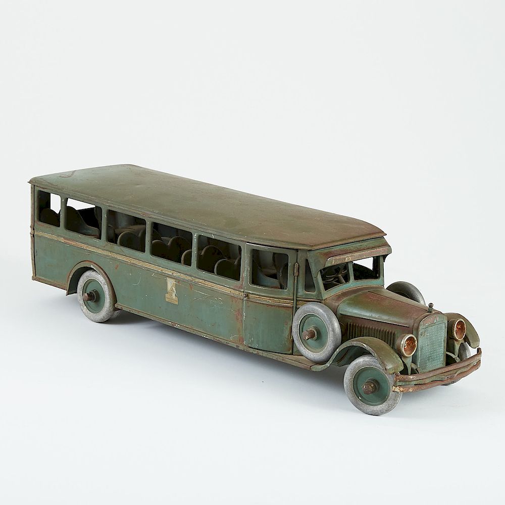 Appraisal: Buddy L Pressed Steel Passenger Bus Buddy L United States