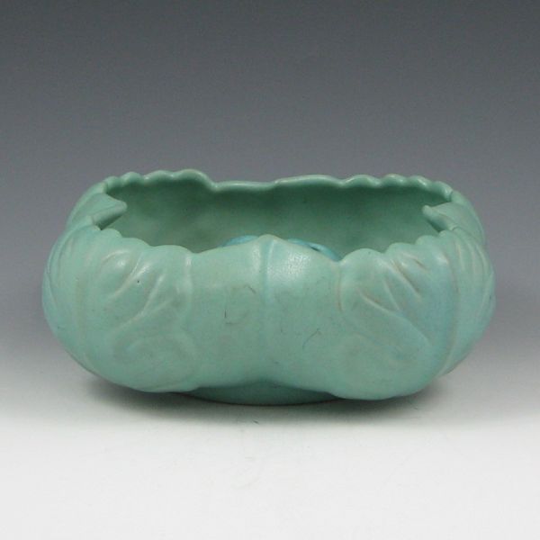 Appraisal: Van Briggle floriform bowl and matching flower frog in Ming