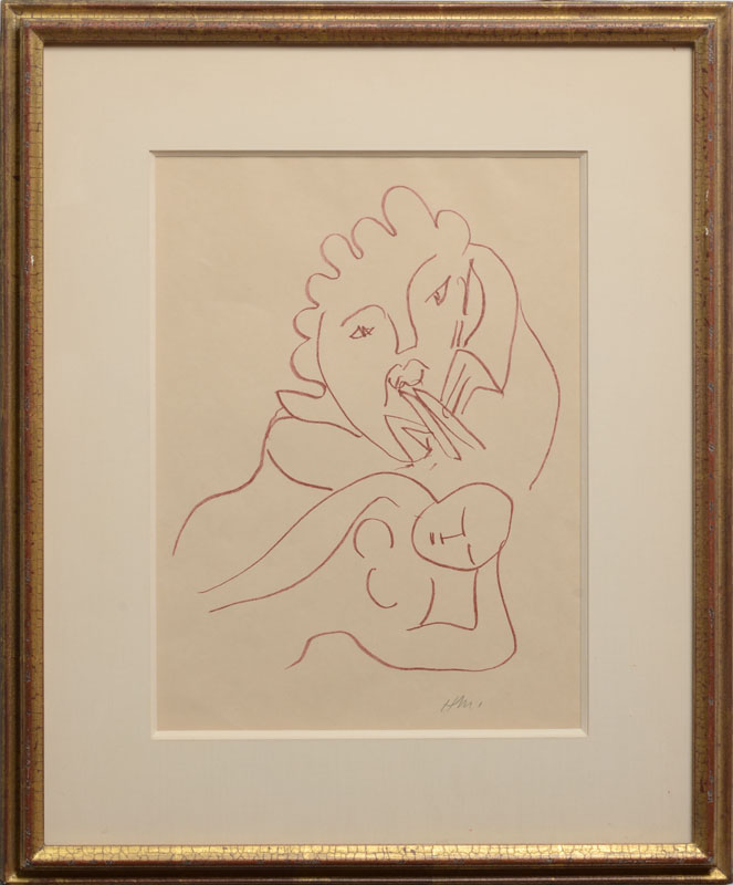 Appraisal: HENRI MATISSE - UNTITLED FROM FLORIL GE DES AMOURS DE