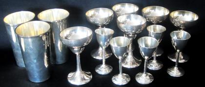 Appraisal: Collection of sterling silver hollow waregorham whiting and o Thers