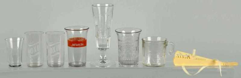 Appraisal: Lot of Assorted Glasses Items Description Includes one celluloid Moxie