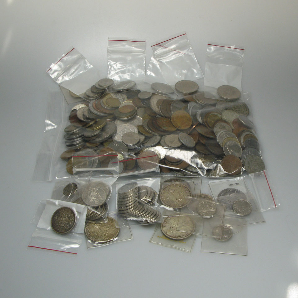 Appraisal: Quantity Of Canadian And Foreign Bank Notes And Coins