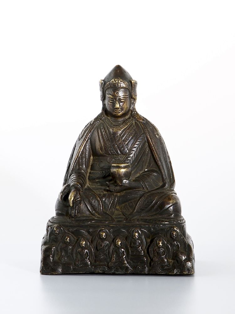 Appraisal: Chinese Gilt-Bronze Figure of Medicine Buddha The Buddha is seated