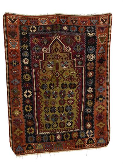 Appraisal: Sivas Prayer Kilim east anatolia th century ft in x