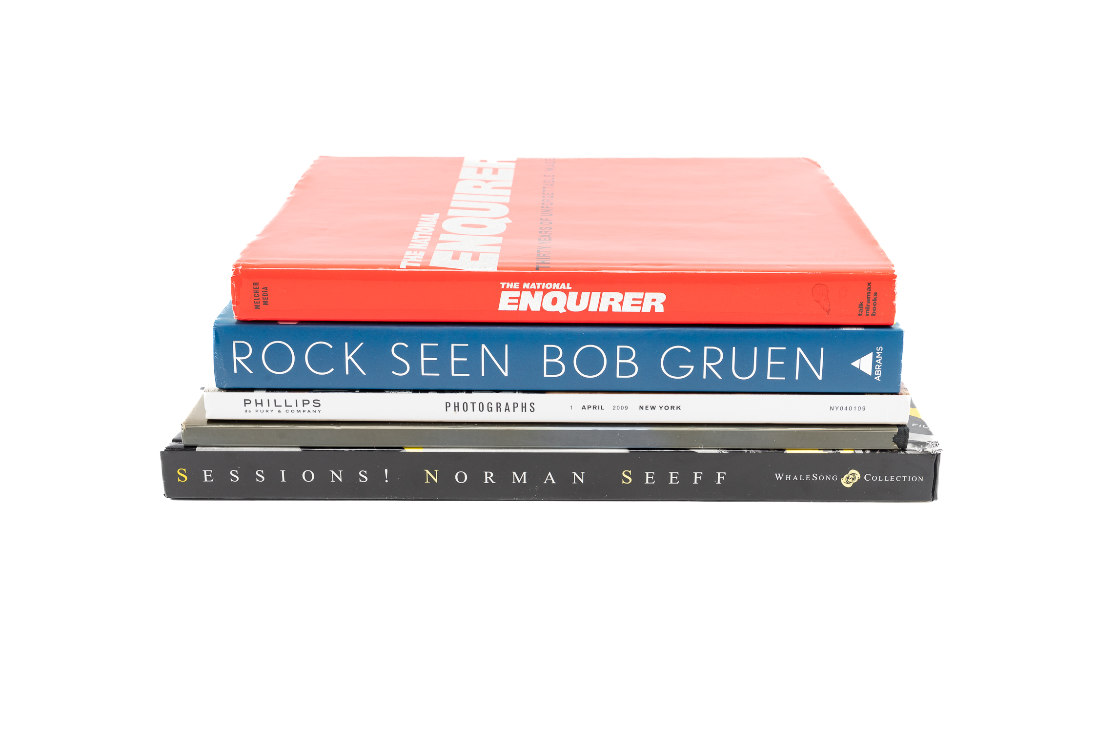 Appraisal: FIVE BOOKS ON ROCK AND SEPTEMBER TH PHOTOGRAPHY Group of