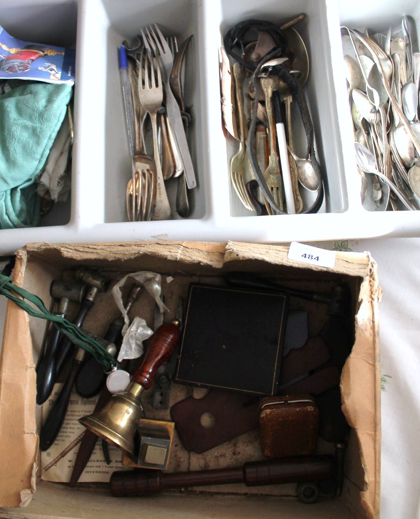 Appraisal: Miscellaneous items including cartridge fillers button tree cutlery etc