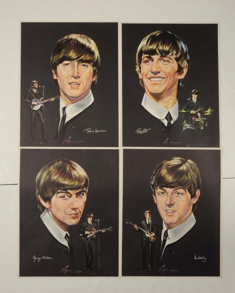 Appraisal: Lot of Beatles Poster Prints Each poster in this lot