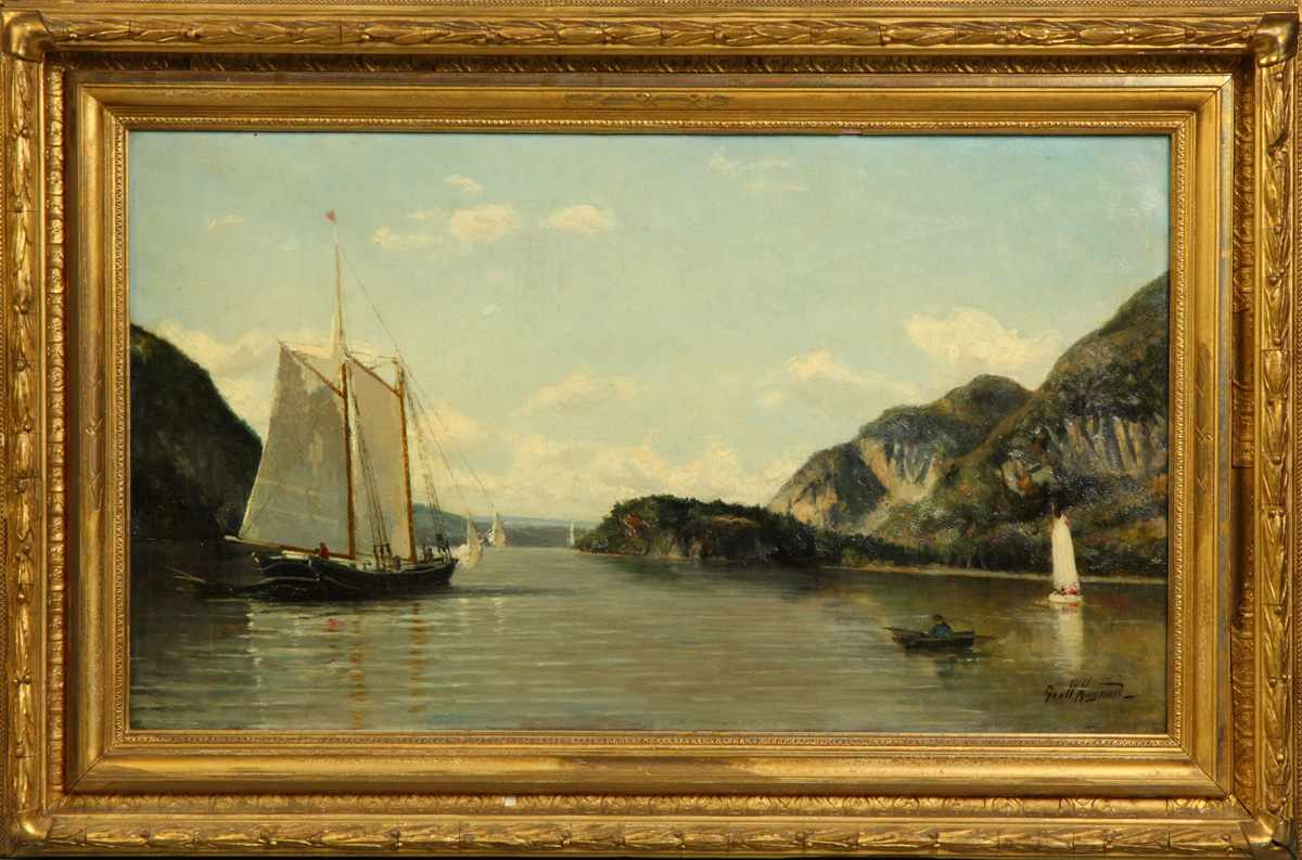 Appraisal: George Willoughby Maynard American - Lake scene Sgn lower right