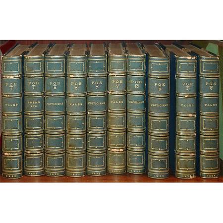 Appraisal: FINE BINDING POE EDGAR ALLAN Works Estimate -