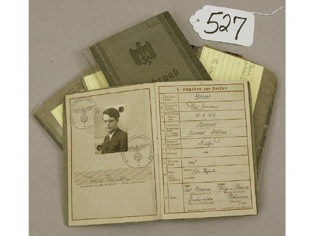 Appraisal: Wehrpass books issued as identification for German soldiers a collection