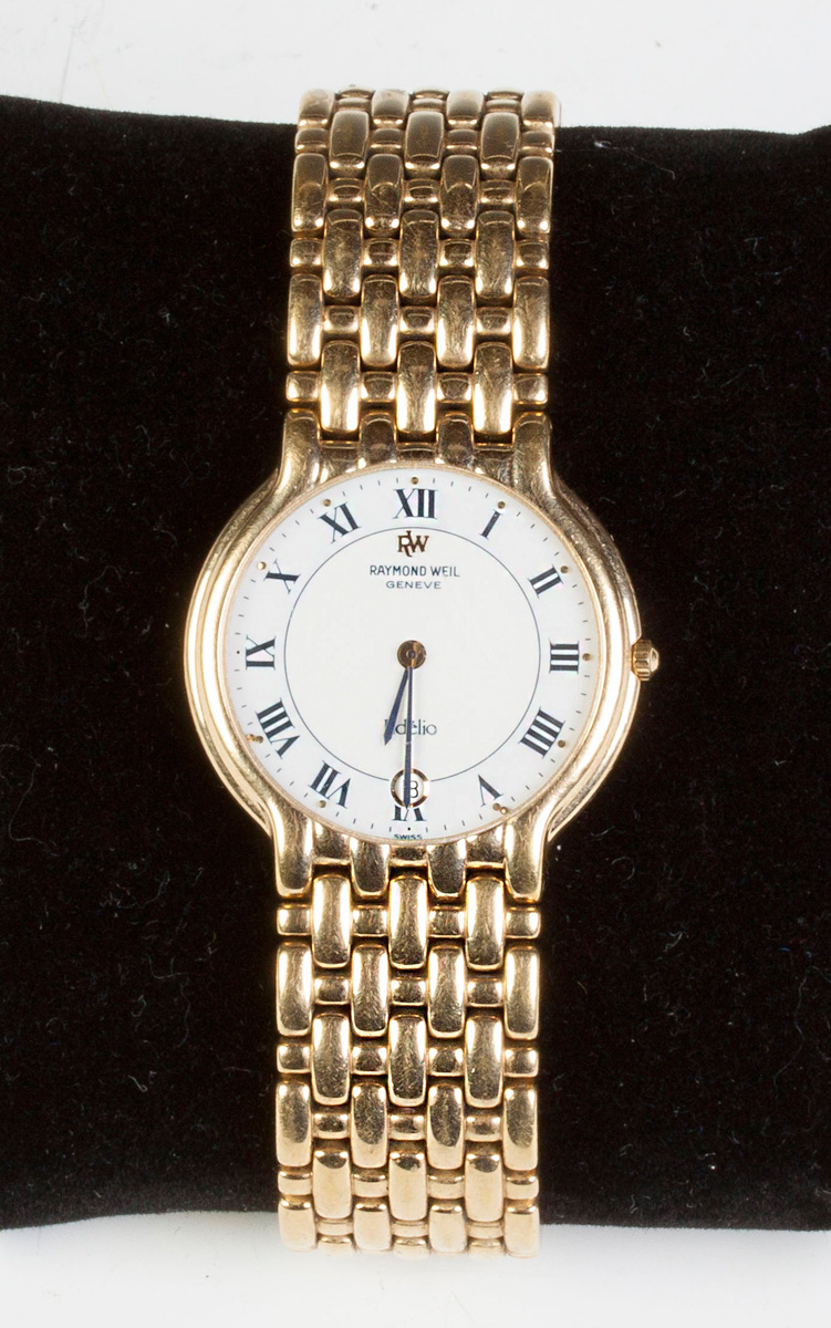 Appraisal: Raymond Weil K Gold Plated Men's Watch