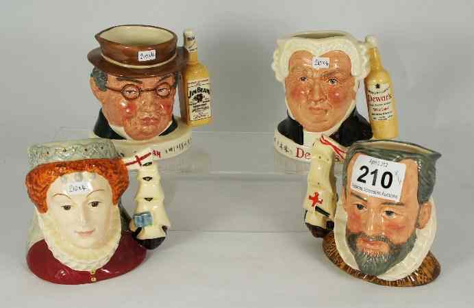 Appraisal: Royal Doulton Small Character Jugs Armada King Philip of Spain