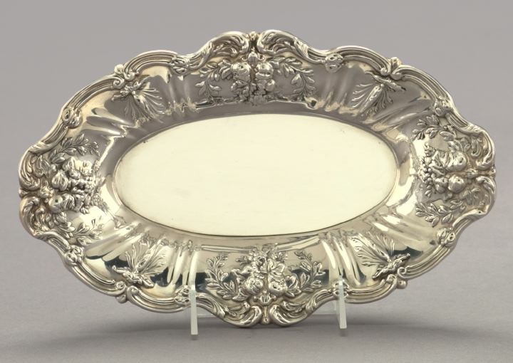 Appraisal: Reed and Barton Sterling Silver Francis I Ovoid Bread Tray