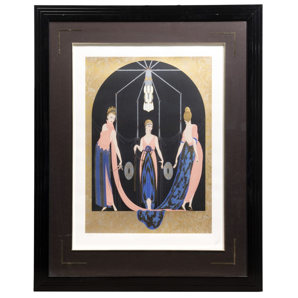 Appraisal: ERTE ROMAIN DE TIRTOFF RUSSIAN FRENCH - THE THREE GRACES