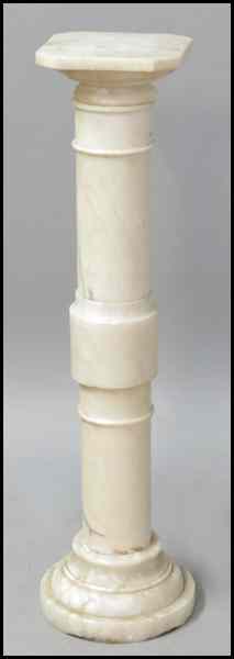 Appraisal: ALABASTER PEDESTAL H '' Condition No Specific Condition Recorded -