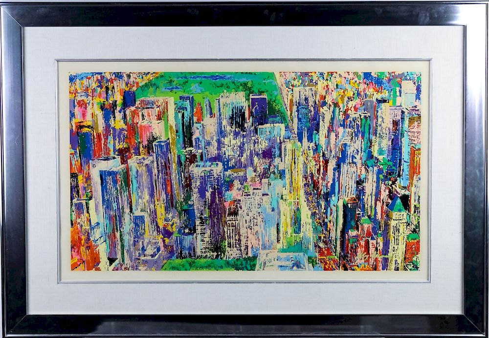 Appraisal: LeRoy Neiman - New York City NYC Serigraph Vintage serigraph