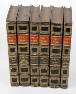 Appraisal: Paley's Works volume leather books volume leather books The works