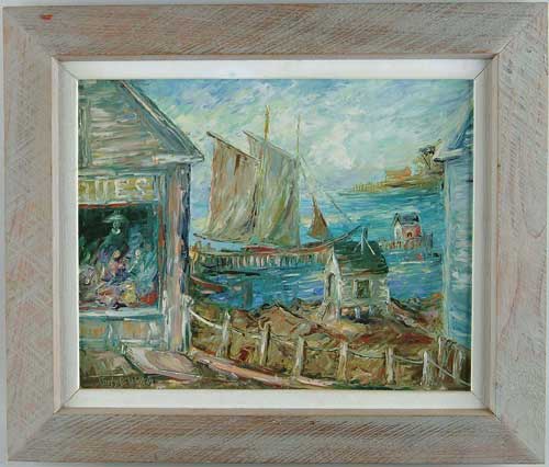 Appraisal: CHARLES E WILLETTE American - SKETCH MADE AT STONINGTON MAINE