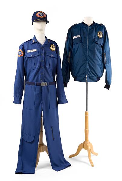 Appraisal: A Sean Connery costume from Outland Warner Bros A blue