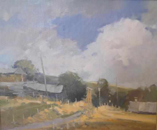 Appraisal: MAXWELL WILKS CLOUD STUDY - NEAR CASTLEMAINE OIL ON CANVAS