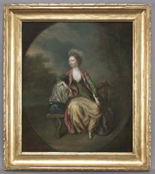 Appraisal: Style of Benjamin Constant ''Portrait of a Lady inFaire Costume''