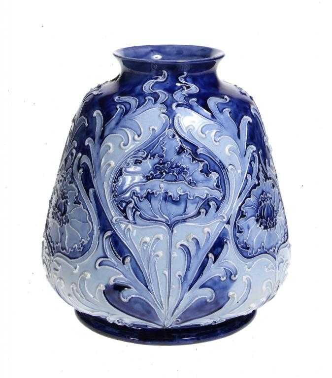 Appraisal: A JAMES MACINTYRE CO FLORIAN WARE VASE DESIGNED BY WILLIAM