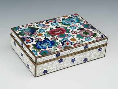 Appraisal: An Inaba Style Millefleur Cloisonne Box Apprx - x x