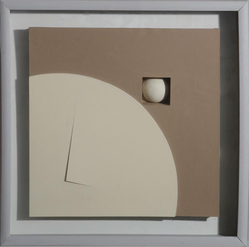 Appraisal: GERARDO ACOSTA LAMBERT CUATRO Paper and board construction on masonite